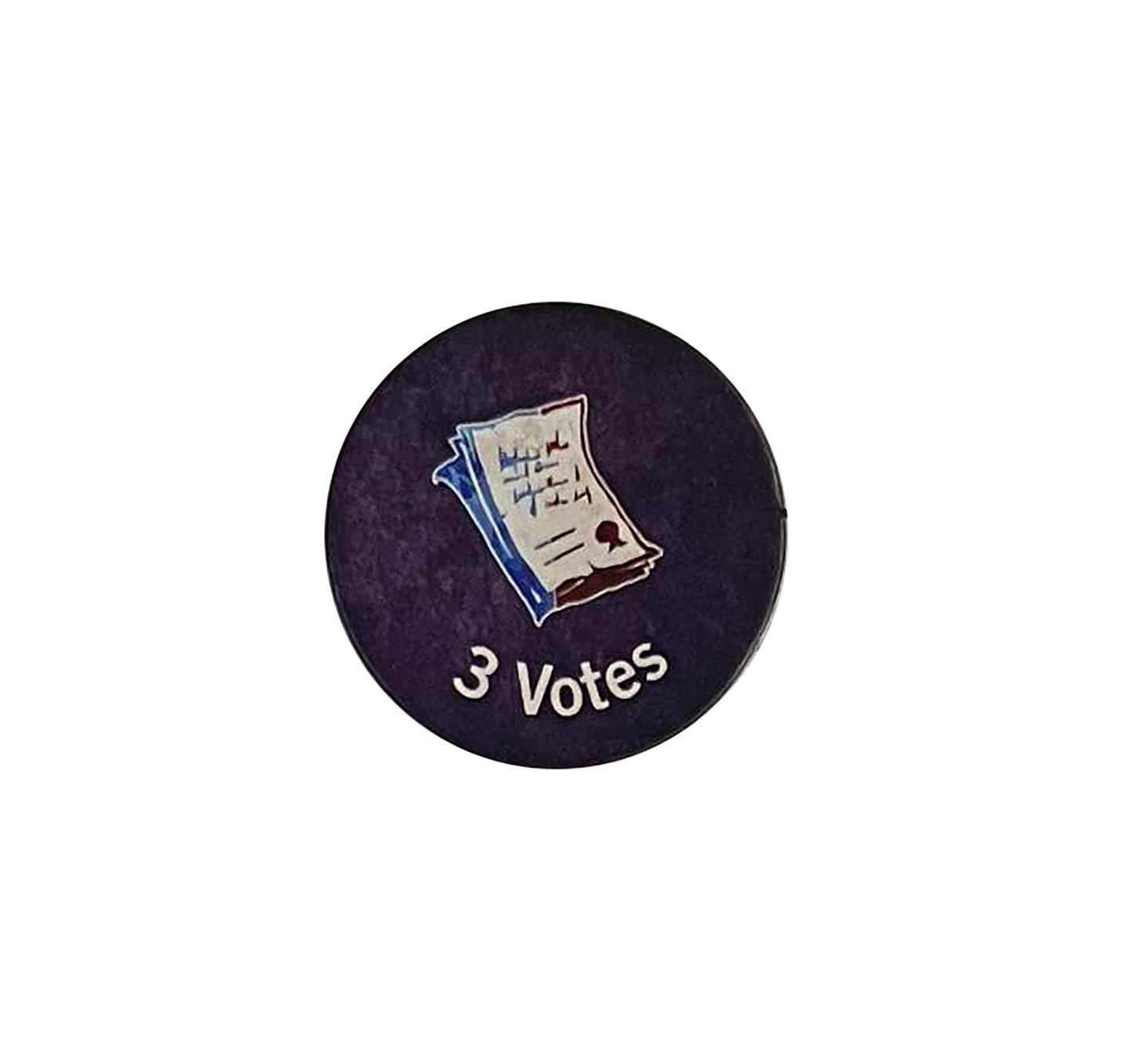 Bureaucrat Reminder Token '3 Votes'
