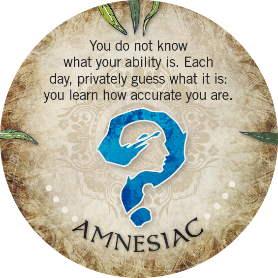 Amnesiac Character Token