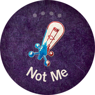 Cacklejack Reminder Token 'Not Me'