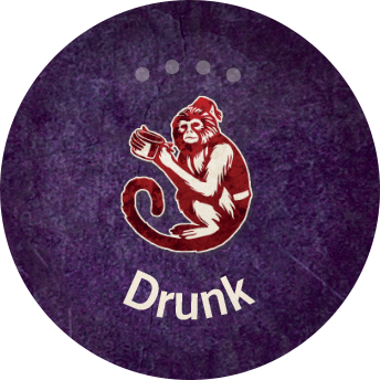 Organ Grinder Reminder Token 'Drunk'