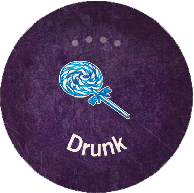 Village Idiot Reminder Token 'Drunk'