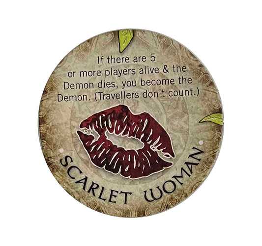 Scarlet Woman Character Token
