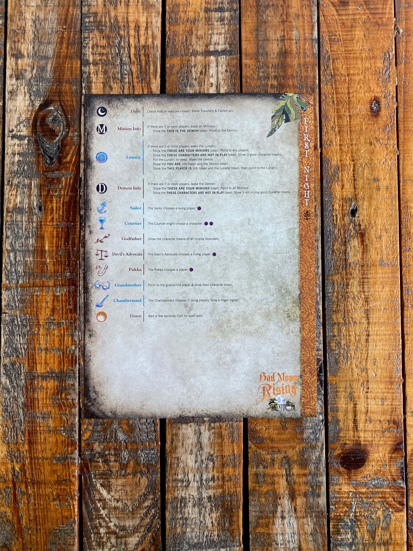 Night Sheet - Bad Moon Rising