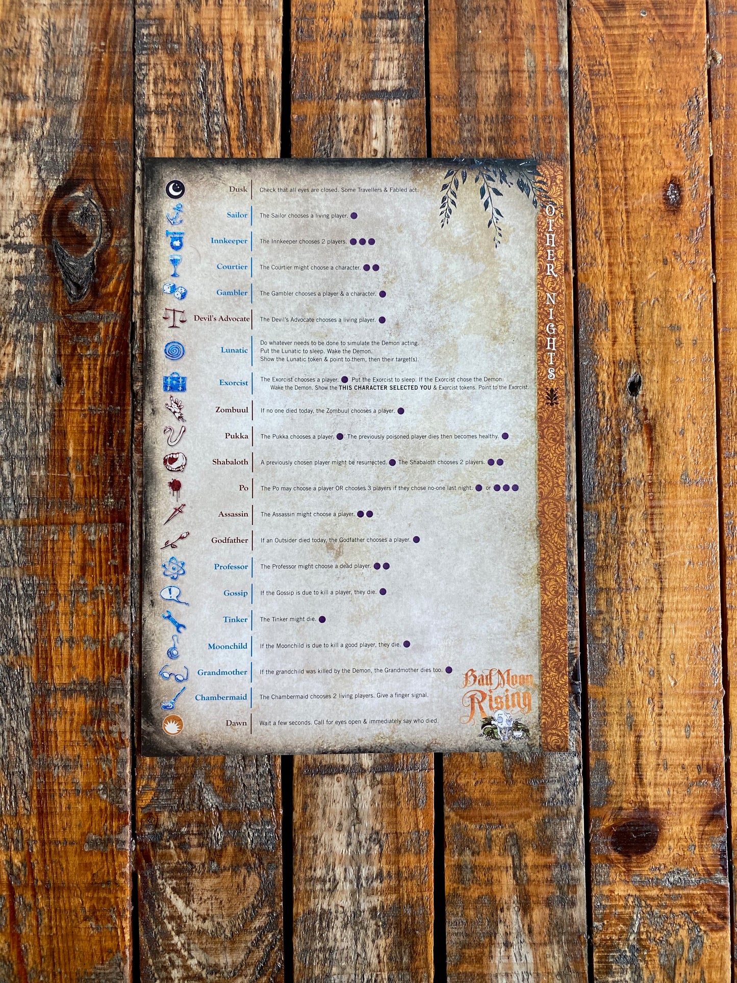 Night Sheet - Bad Moon Rising