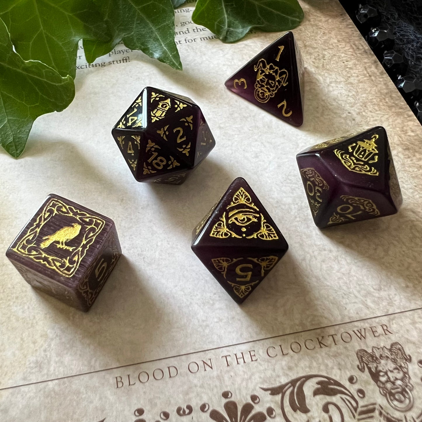 BotC Polyhedral Dice Set