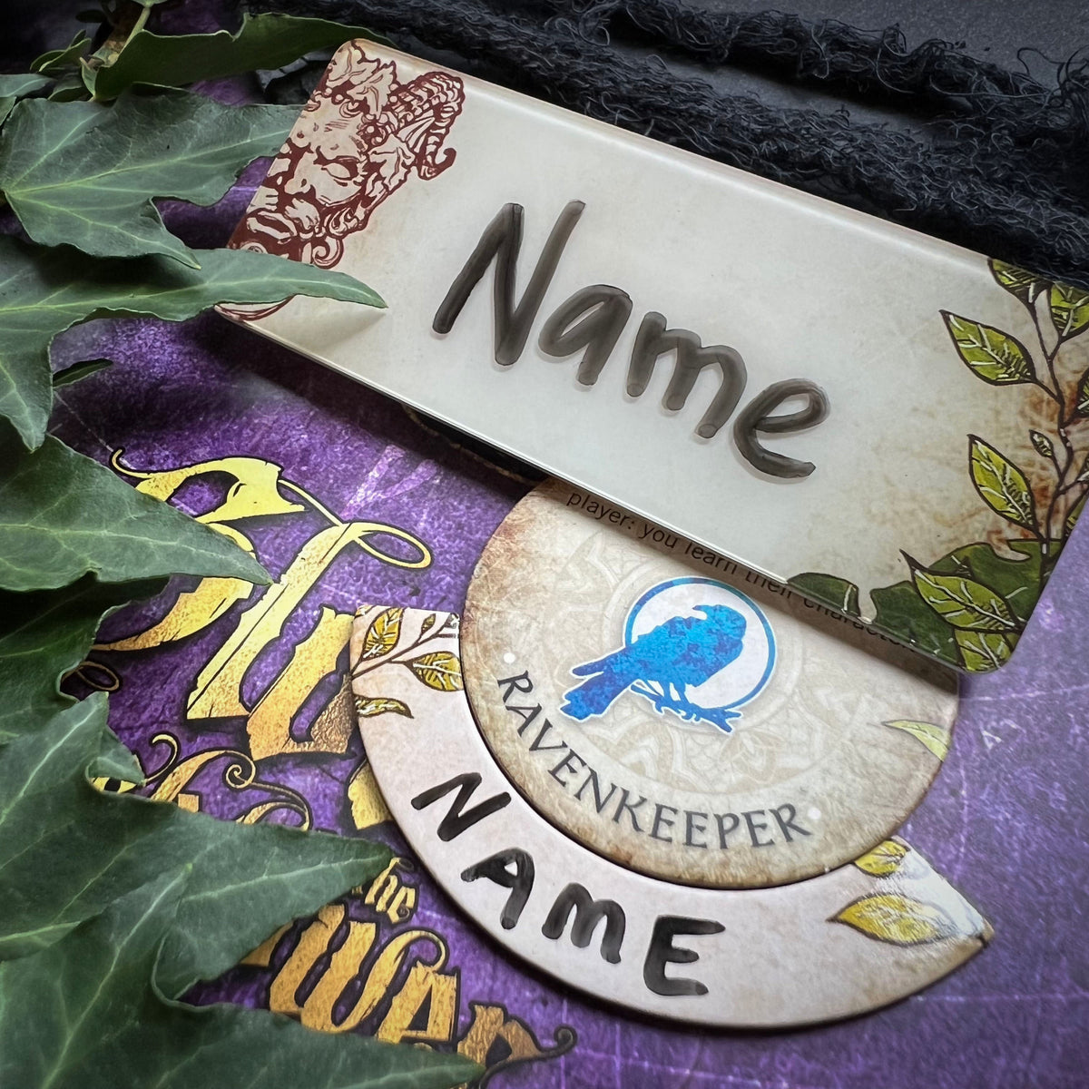 BotC Role Call Name Badge Set