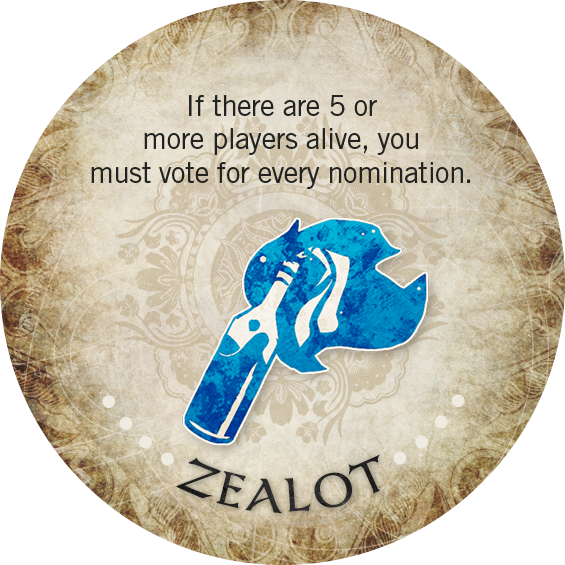 Zealot Character Token