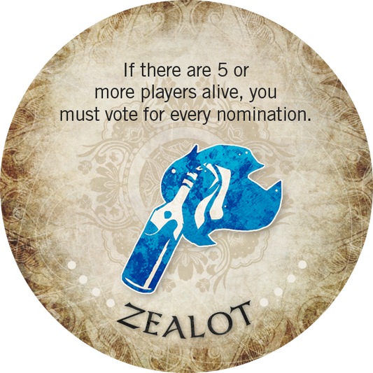 Zealot Character Token